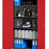 Armoire en métal verrouillable Jan Nowak 185x90x45 cm rouge