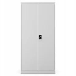 Armoire en métal verrouillable JAN, 900 x 1850 x 400 mm, gris