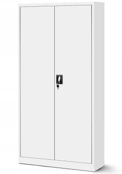 Armoire en métal verrouillable JAN, 900 x 1850 x 400 mm, blanc