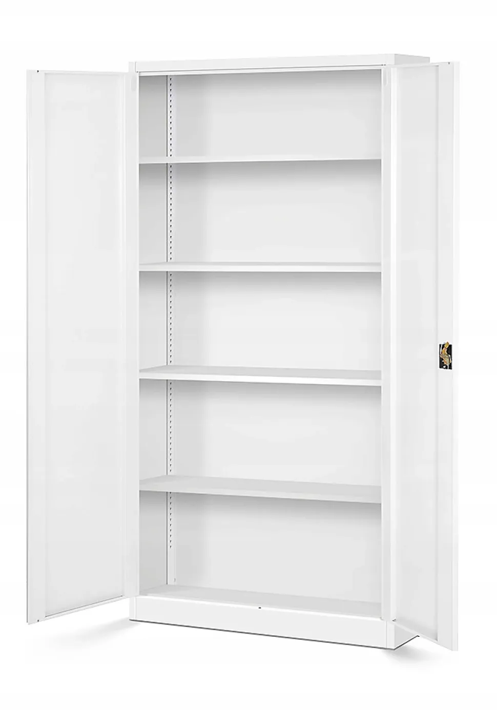 Armoire en métal verrouillable JAN H, 900 x 1950 x 400 mm, blanc