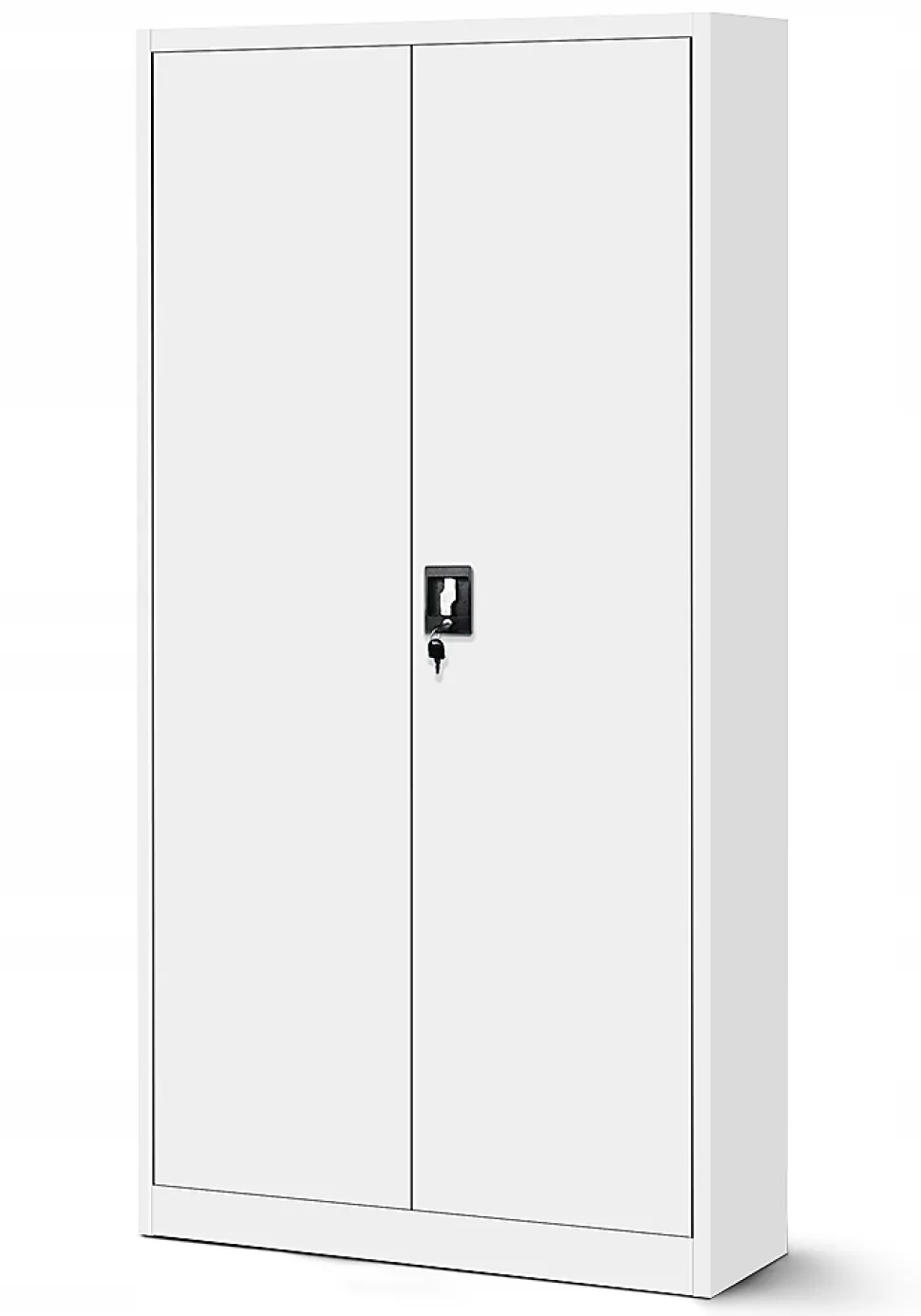 Armoire en métal verrouillable JAN H, 900 x 1950 x 400 mm, blanc