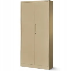 Armoire en métal verrouillable JAN H, 900 x 1950 x 400 mm, beige