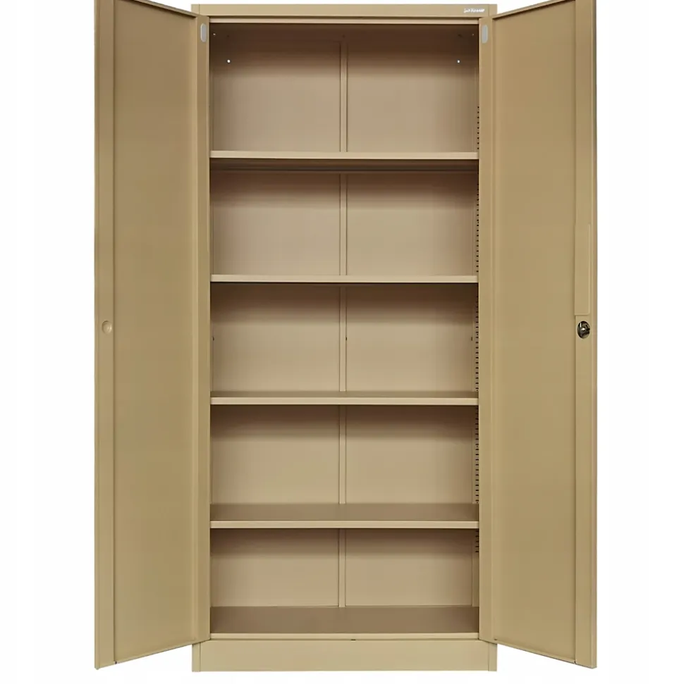 Armoire en métal verrouillable JAN H, 900 x 1950 x 400 mm, beige