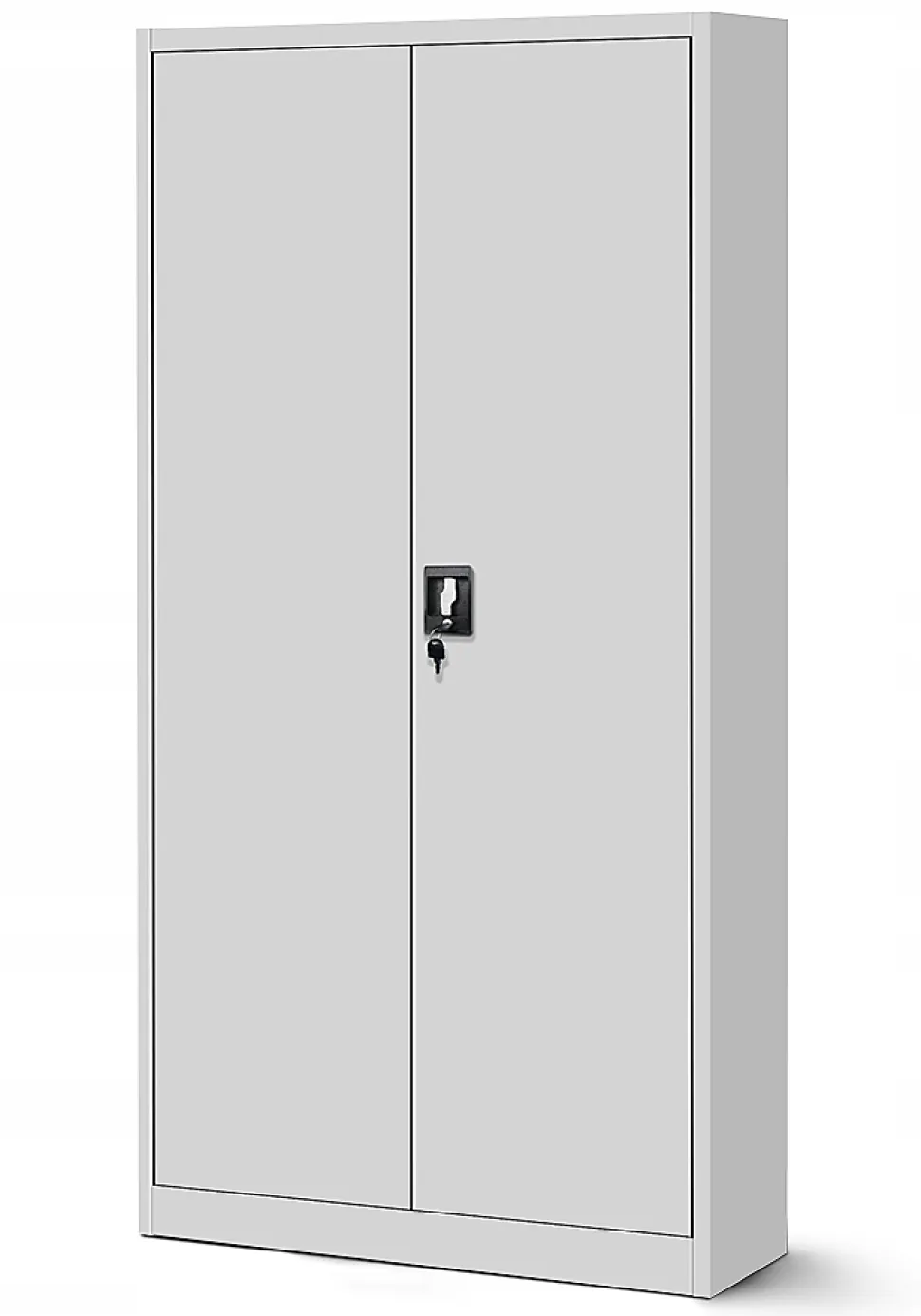 Armoire en métal verrouillable JAN H, 900 x 1950 x 400 mm, gris