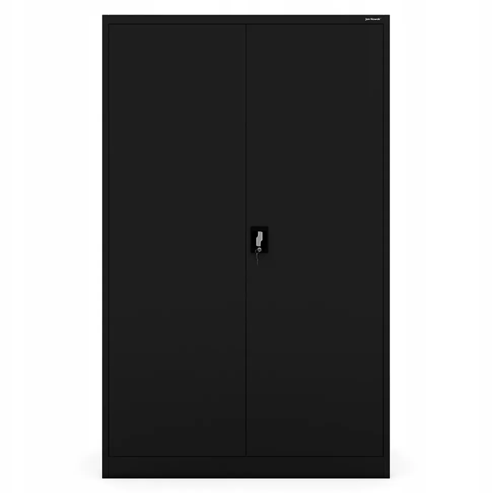 Armoire en métal verrouillable JAN H 1150 x 1850 x 400 mm noir
