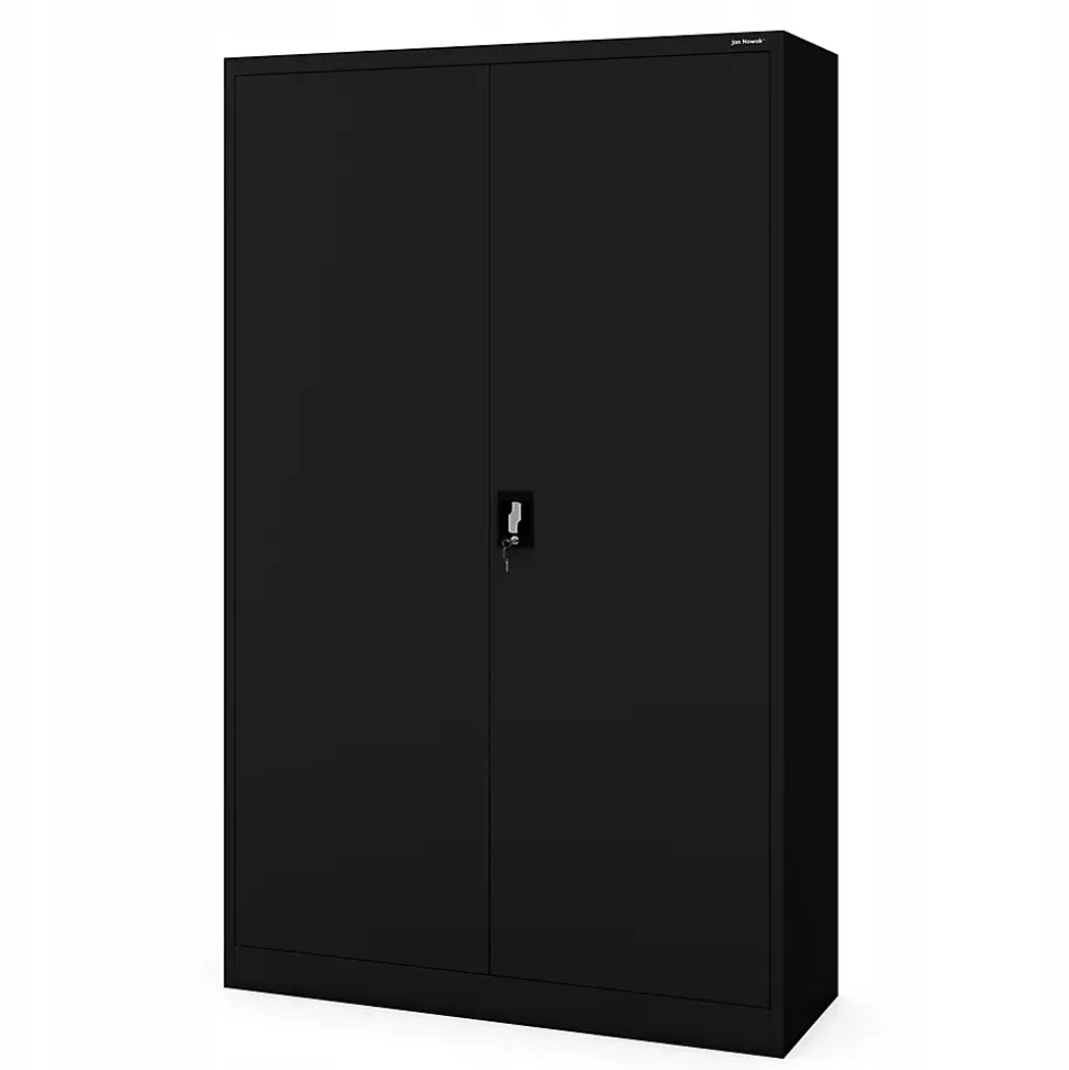 Armoire en métal verrouillable JAN H 1150 x 1850 x 400 mm noir