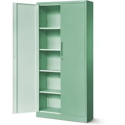 Armoire en métal verrouillable JAN H, 900 x 1950 x 400 mm, vert