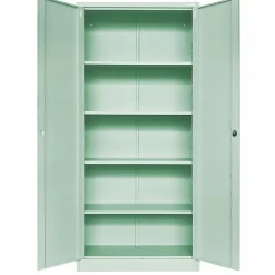 Armoire en métal verrouillable JAN H, 900 x 1950 x 400 mm, vert