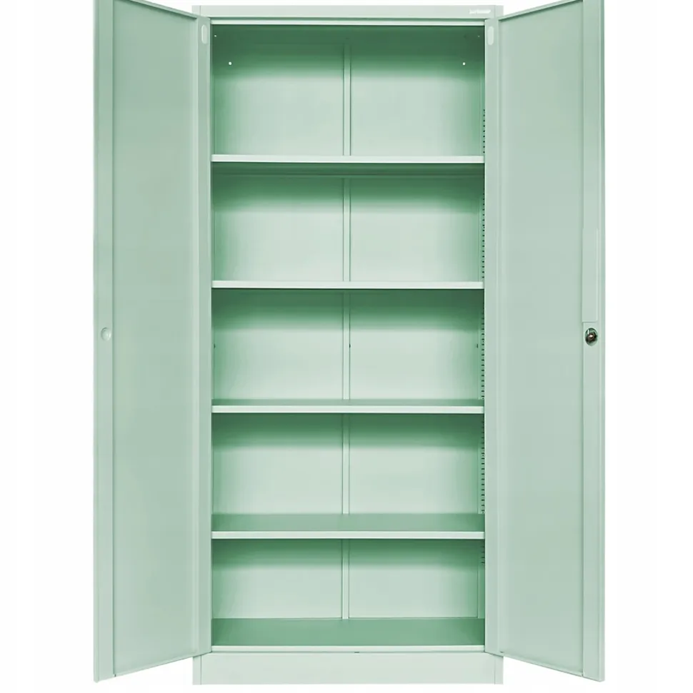 Armoire en métal verrouillable JAN H, 900 x 1950 x 400 mm, vert