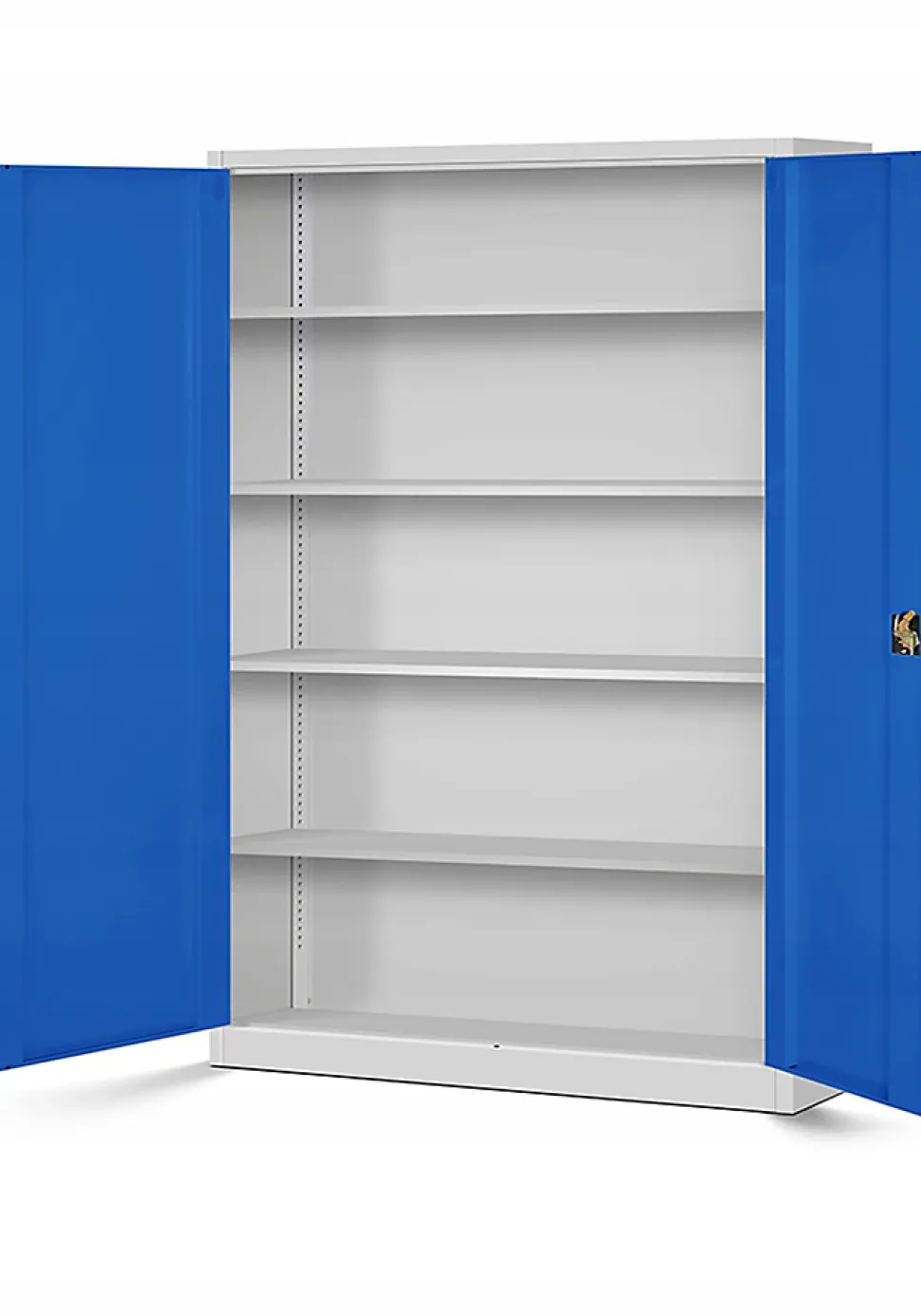 Armoire en métal verrouillable JAN H 1150 x 1850 x 400 mm bleu