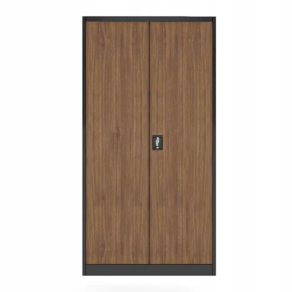 Armoire en métal verrouillable JAN H, 900 x 1950 x 400 mm marron