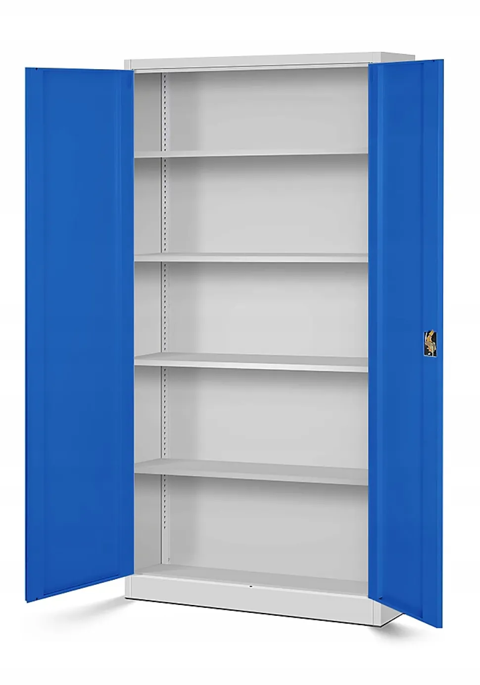 Armoire en métal verrouillable JAN H, 900 x 1950 x 400 mm, bleu gris