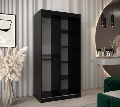 Armoire FLUTES 2 a portes coulissantes H. 200 x L. 100 x P. 62 2 portes
