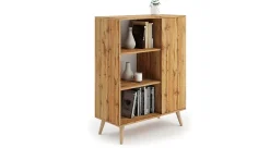 Armoire Fondi chêne artisanat or, Scandinave