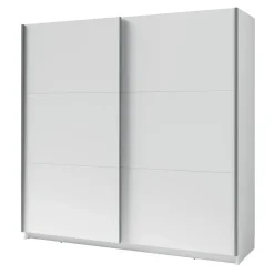 Armoire, garde robe 200 cm 2 portes coulissantes - blanc - Collection ARSALA
