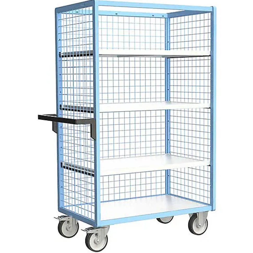 Armoire grillagée sans toit 3 étagères incluses - Plateau 965x585mm - Charge max 500kg - 880725225
