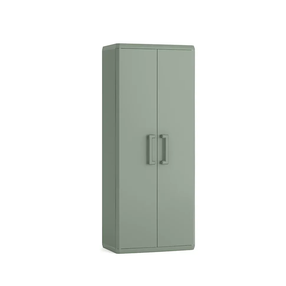 Armoire haute Keter Quadra vert L.68 x H.166 x P.39 cm
