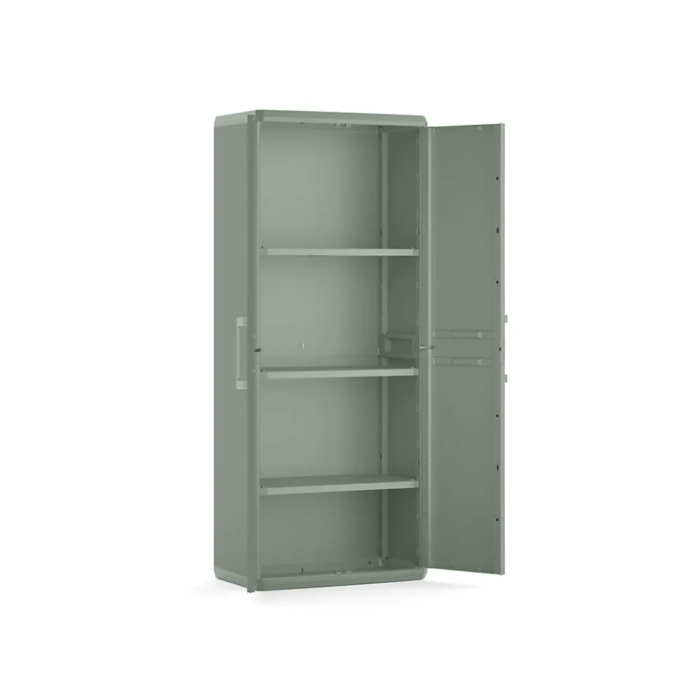 Armoire haute Keter Quadra vert L.68 x H.166 x P.39 cm