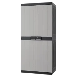Armoire haute plastique 4 tablettes Links L.89 x H.190 x P.54 cm