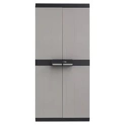 Armoire haute plastique 4 tablettes Links L.89 x H.190 x P.54 cm