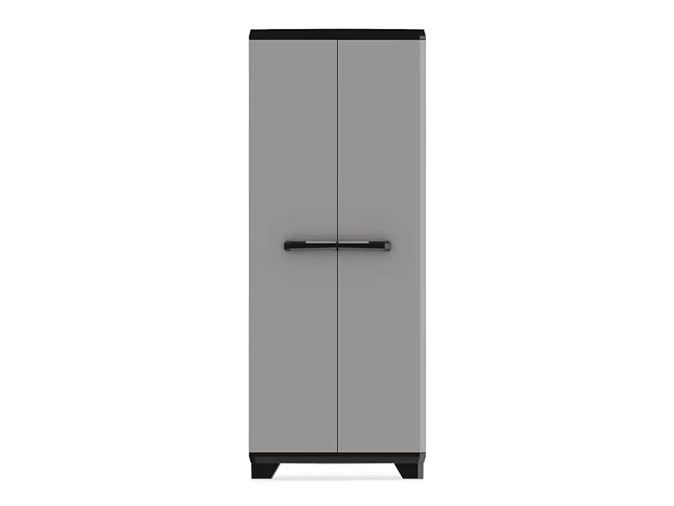 Armoire haute plastique 3 tablettes L.68 x H.173 x P.39 cm