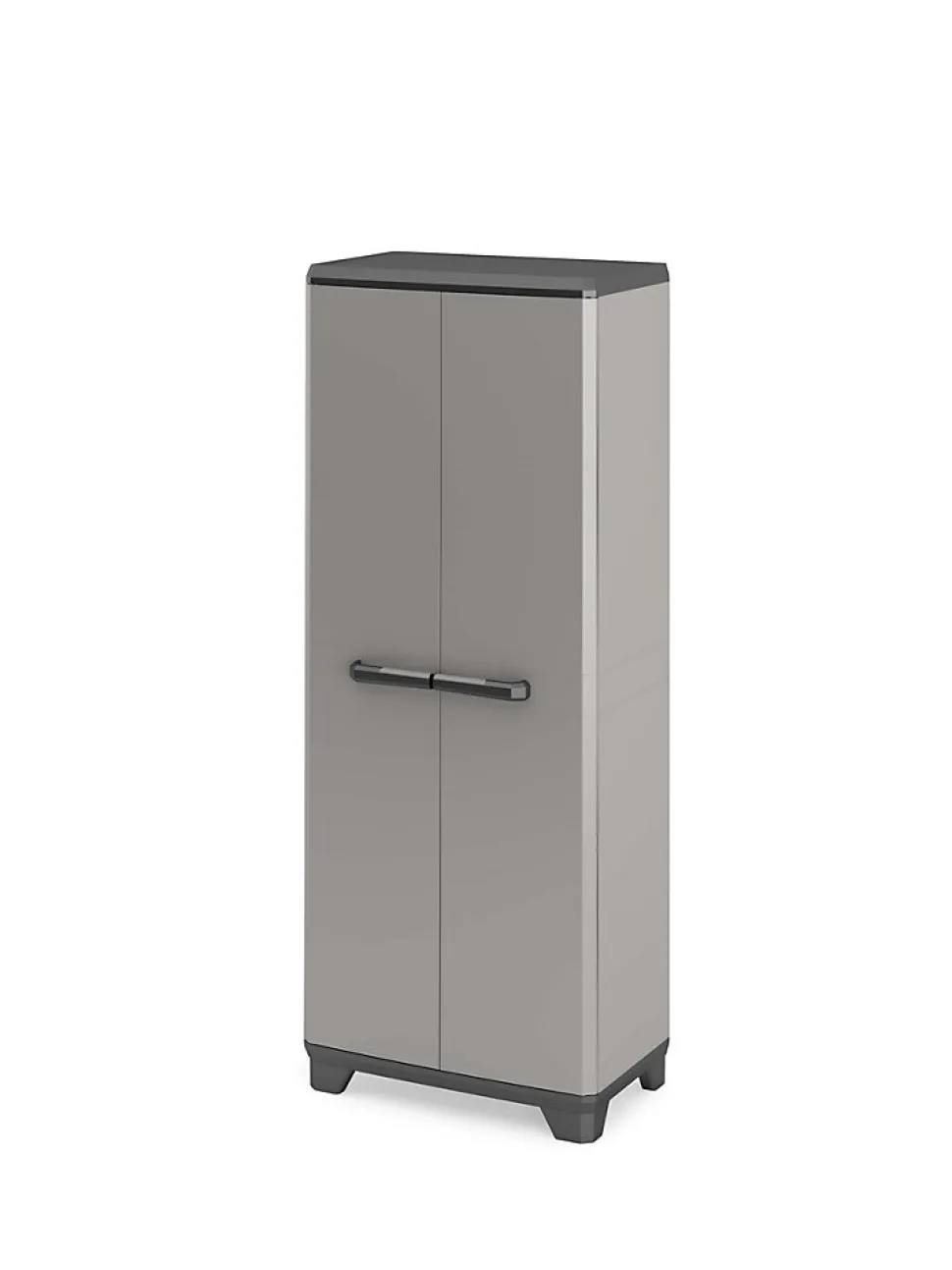 Armoire haute plastique 3 tablettes L.68 x H.173 x P.39 cm