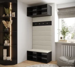 Armoire haute pour le hall Inova 2 100/47/236,7 (noir/noir)