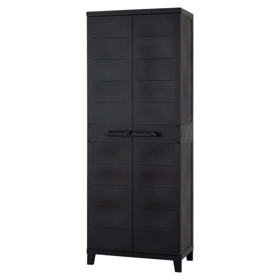 Armoire haute résine 3 tablettes L. 65 x H. 172 x P. 40 cm
