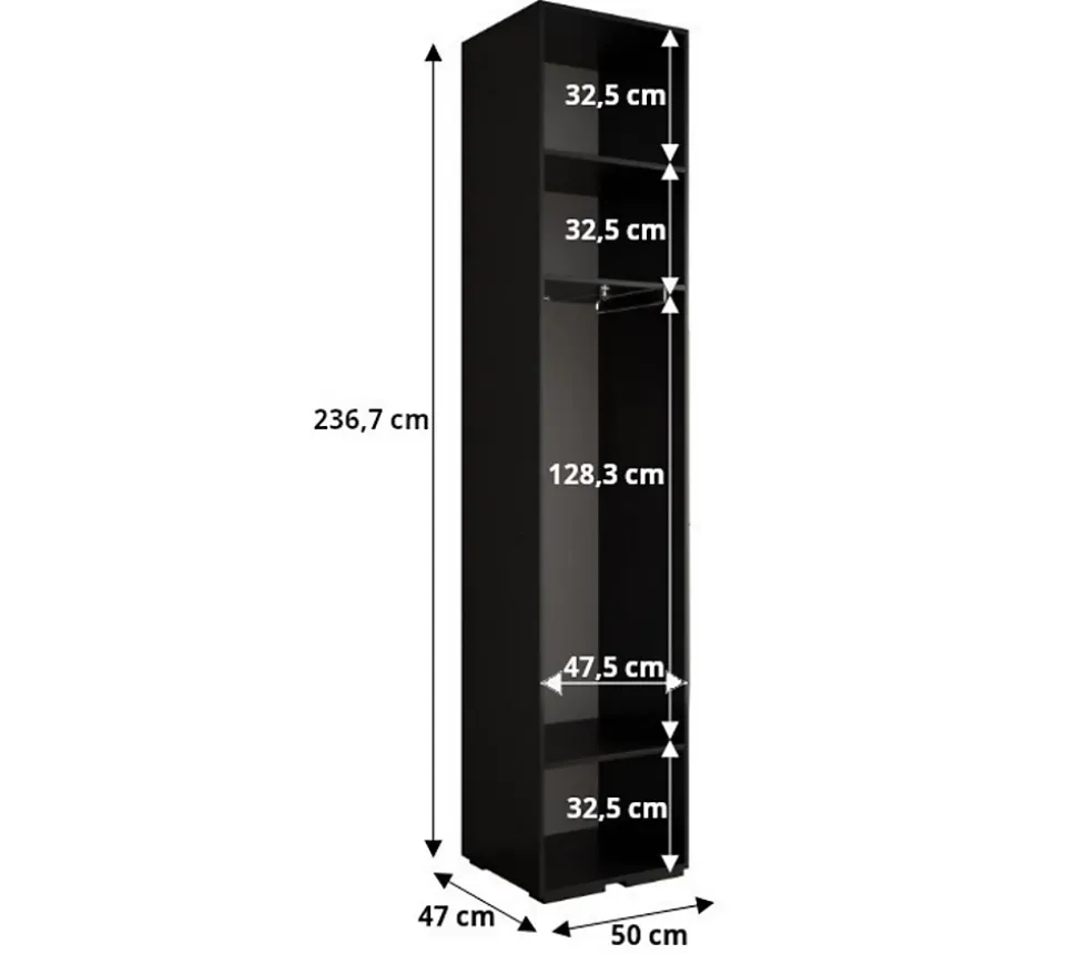 Armoire Inova 4 50/47/236,7 1 portes