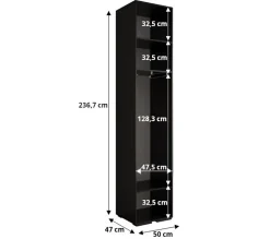 Armoire Inova 3 50/47/236,7 1 portes