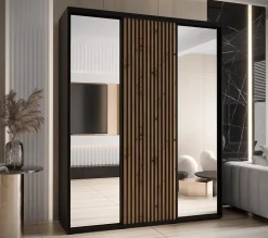 Armoire Lanko 2 a portes coulissantes H. 235,2 x L. 200 x P. 60 3 portes