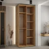 Armoire Lanko 2 a portes coulissantes H. 235,2 x L. 120 x P. 60 2 portes