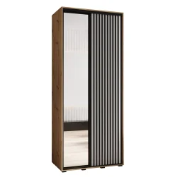 Armoire Lanko 2 a portes coulissantes H. 235,2 x L. 120 x P. 60 2 portes