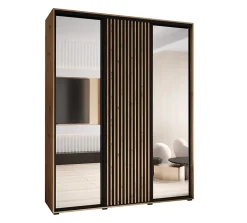 Armoire Lanko 2 a portes coulissantes H. 235,2 x L. 200 x P. 45 3 portes