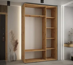 Armoire Lanko 1 a portes coulissantes H. 235,2 x L. 150 x P. 45 3 portes