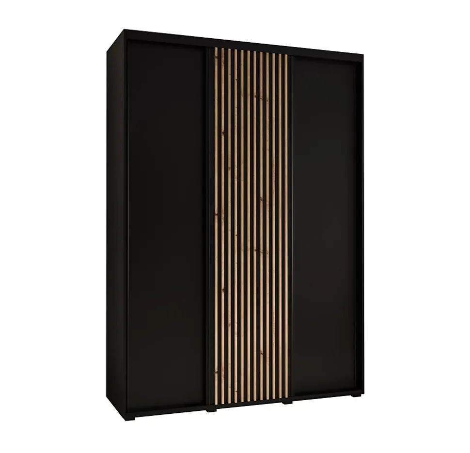 Armoire Lanko 1 a portes coulissantes H. 235,2 x L. 170 x P. 60 3 portes
