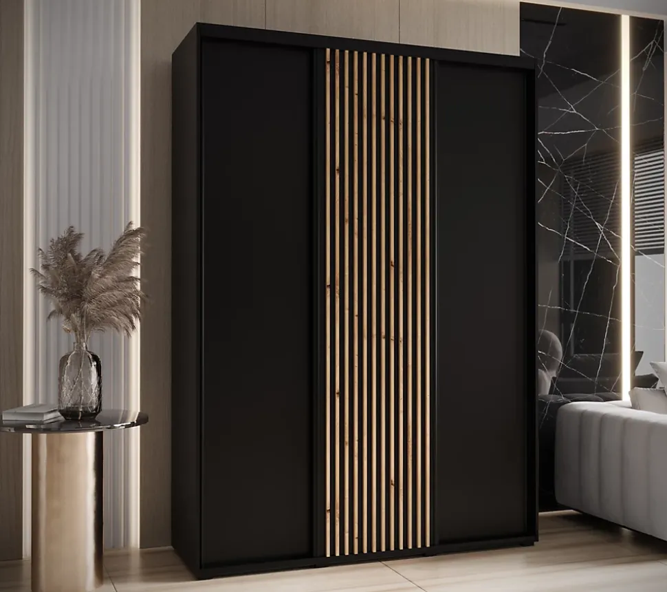 Armoire Lanko 1 a portes coulissantes H. 235,2 x L. 170 x P. 60 3 portes