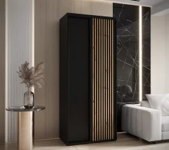 Armoire Lanko 1 a portes coulissantes H. 235,2 x L. 100 x P. 60 2 portes