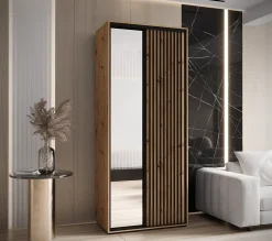 Armoire Lanko 2 a portes coulissantes H. 235,2 x L. 120 x P. 60 2 portes