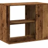 Armoire latérale vieux bois 60x30x50 cm bois d'ingénierie vidaXL