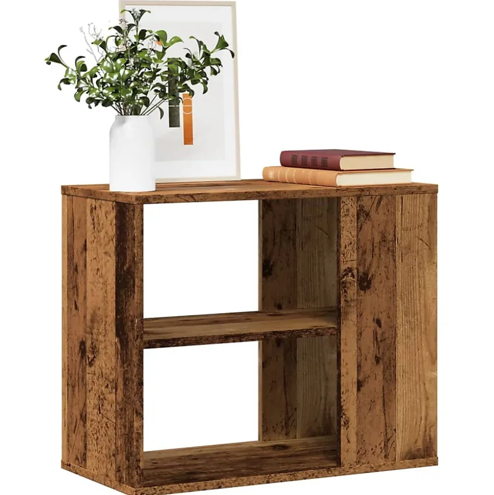 Armoire latérale vieux bois 60x30x50 cm bois d'ingénierie vidaXL