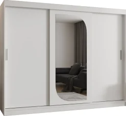 Armoire LUCY à portes coulissantes H. 250 x L. 250 x P. 62, 3 portes