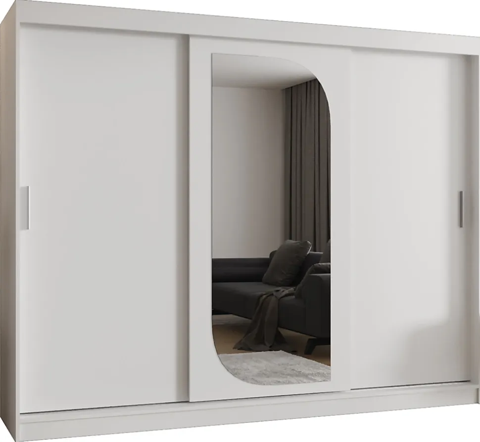 Armoire LUCY à portes coulissantes H. 250 x L. 250 x P. 62, 3 portes