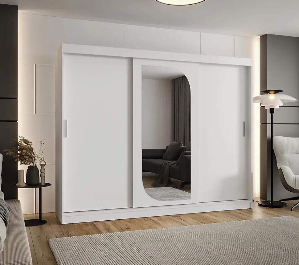 Armoire LUCY à portes coulissantes H. 250 x L. 250 x P. 62, 3 portes