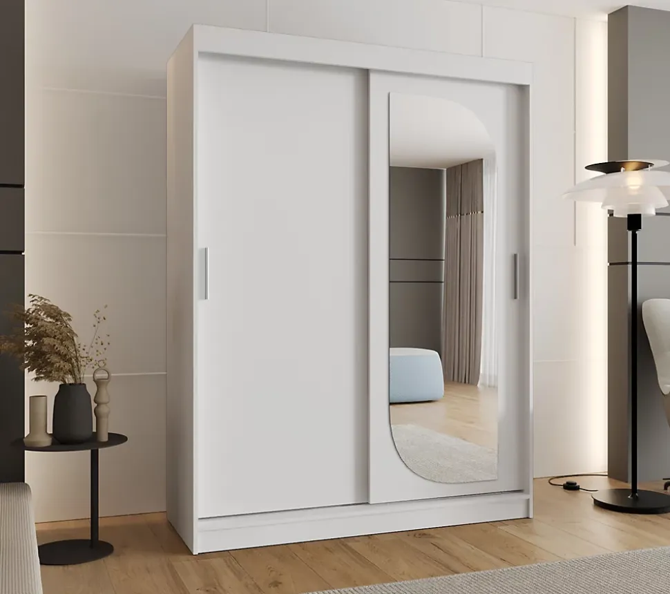 Armoire LUCY à portes coulissantes H. 200 x L. 150 x P. 62, 2 portes