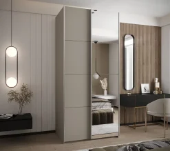 Armoire Lux 3 à portes battantes H. 245,5 x L. 100 x P. 64, 2 portes