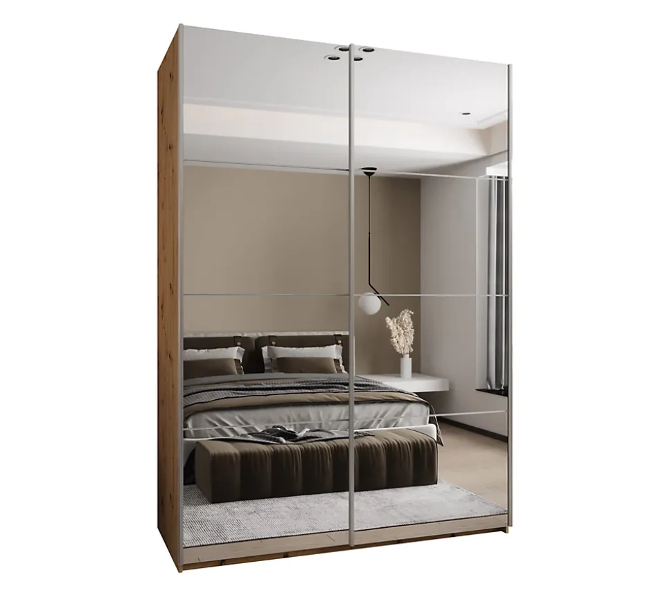 Armoire Lux 2 à portes battantes H. 245,5 x L. 180 x P. 64, 2 portes