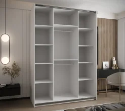 Armoire Lux 4 à portes battantes H. 245,5 x L. 200 x P. 64, 2 portes