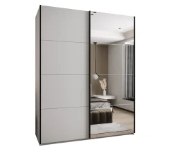 Armoire Lux 3 à portes battantes H. 245,5 x L. 200 x P. 64, 2 portes