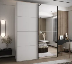 Armoire Lux 3 à portes battantes H. 245,5 x L. 200 x P. 64, 2 portes